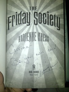 The Friday Society autograph